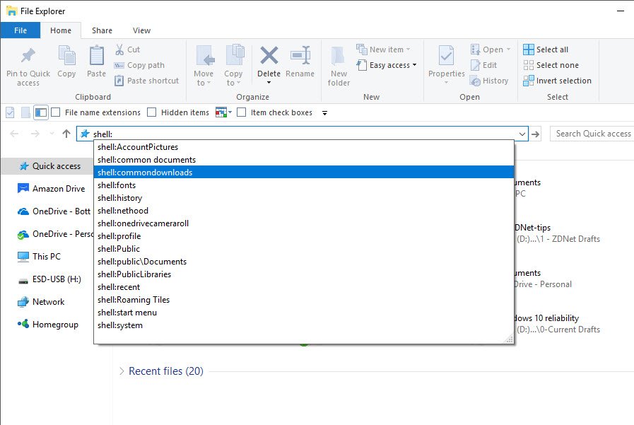 Access A Shared Folder In Windows 10