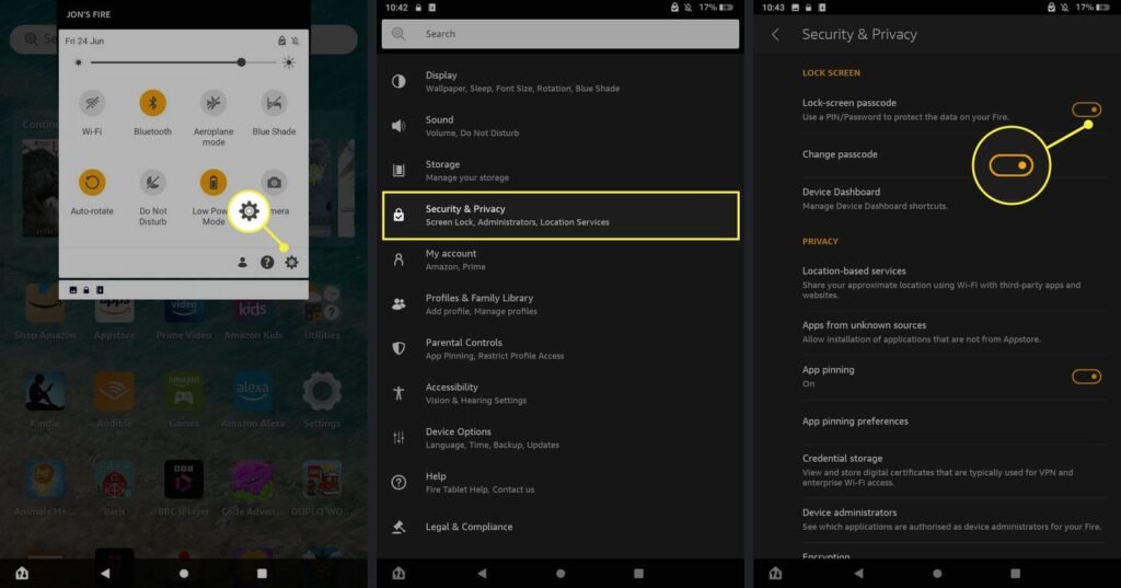 Can You Lock The Screen On Amazon Fire Tablet
