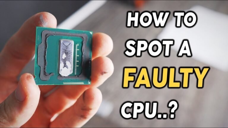 Cpu Failing Or Dead