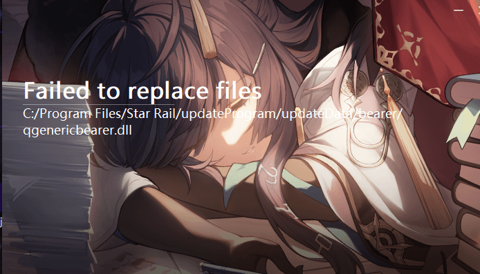 Genshin Impact Failed To Replace Files