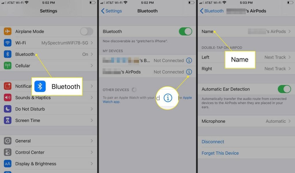 How to Rename Or Change Airpods Name
