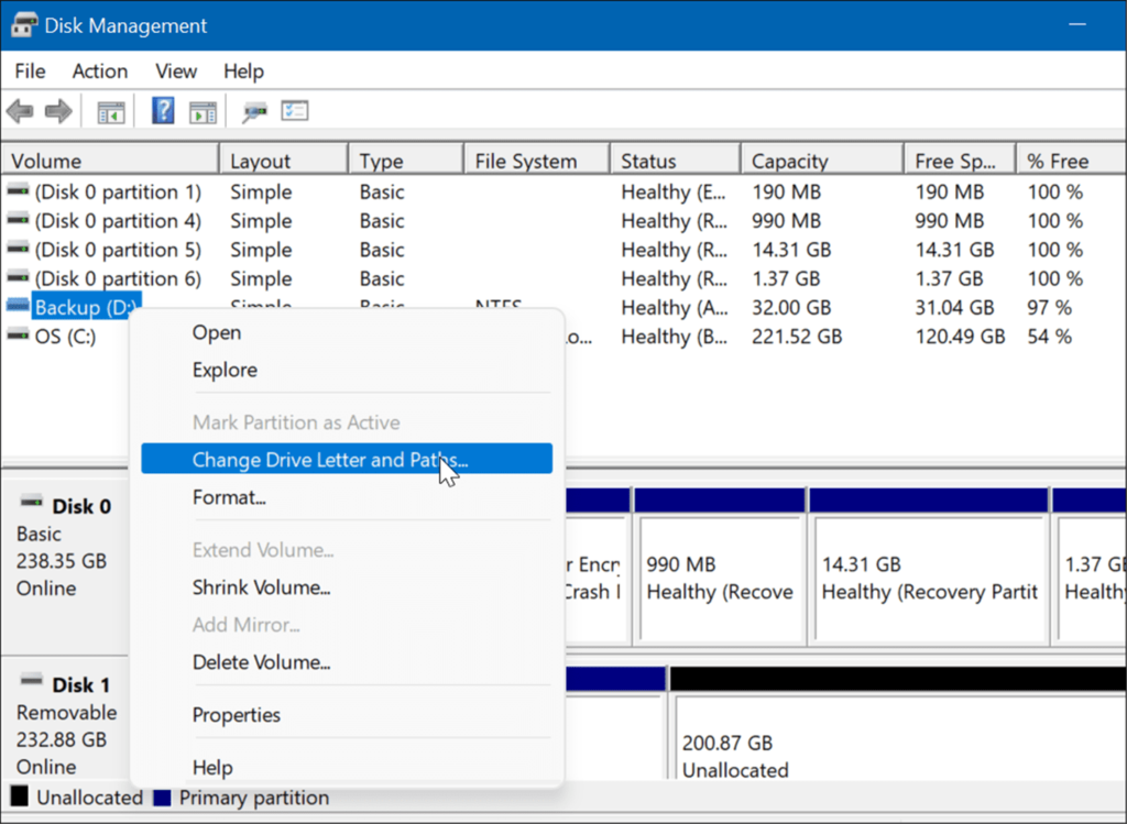 Open Disk Management On Windows 11