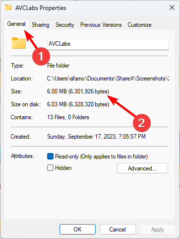 Show Folder Size In Windows 11