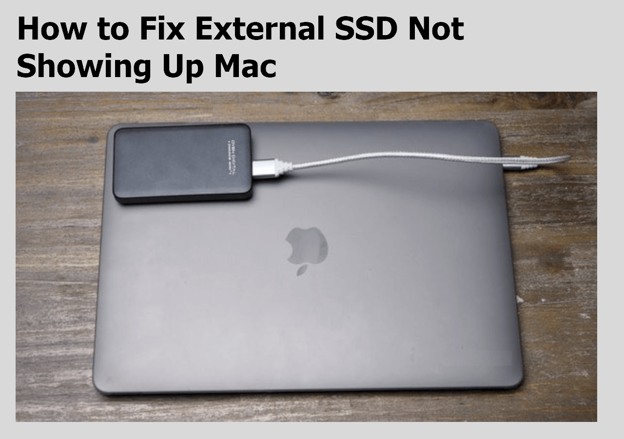 Ssd Not Showing Up On Mac