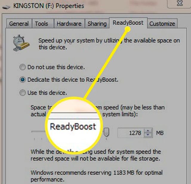 Turn Readyboost On Off In Windows 7