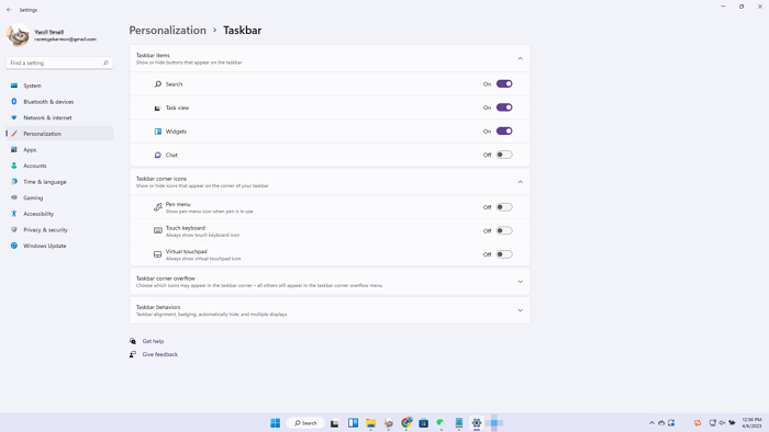 Ungroup Taskbar On Windows 11