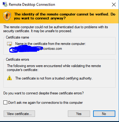 Windows 11 Remote Desktop Authentication Error