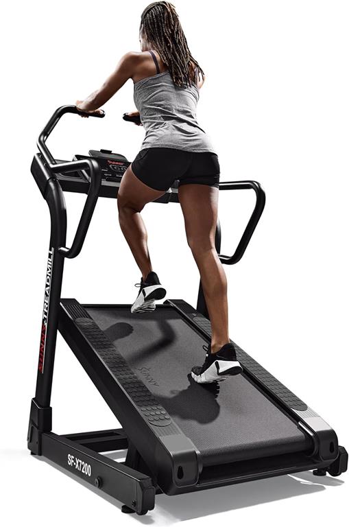 Sunny Health & Fitness Premium Extreme Incline Decline Treadmill