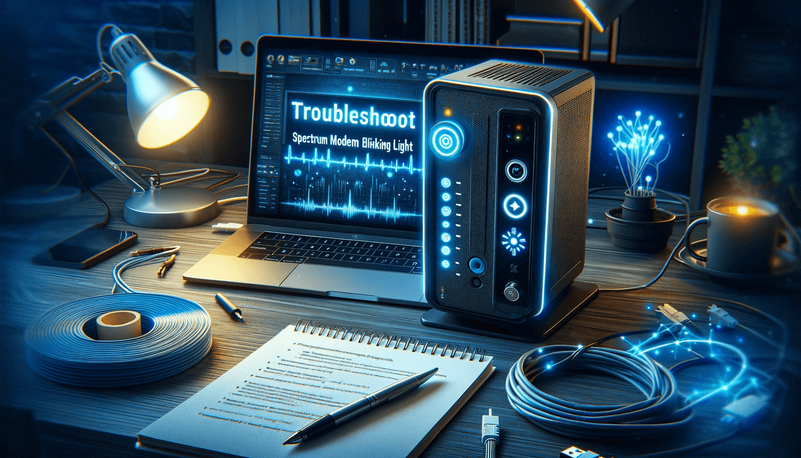 Fix Spectrum Modem Blinking White And Blue