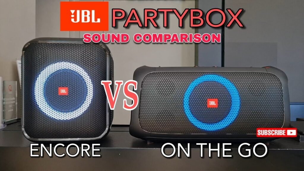 Jbl Partybox Encore Essential Vs On The Go Vs Partybox 110