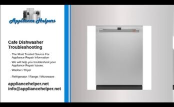Cafe Dishwasher Troubleshooting