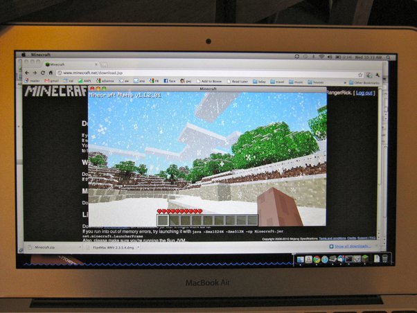 Can You Play Minecraft On Macbook Air