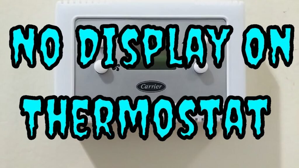 Carrier Thermostat Troubleshooting