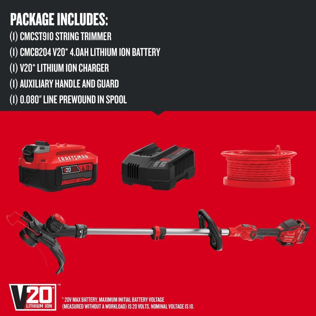 Craftsman V20 Trimmer Troubleshooting