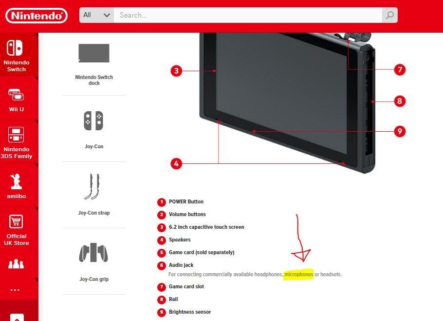 Does The Nintendo Switch Have A Mic