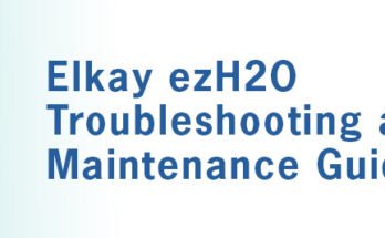 Elkay Water Fountain Troubleshooting