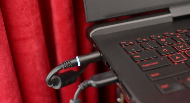 Gaming Laptop Plugged In At All Times