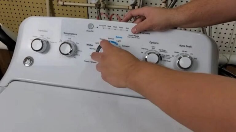 Ge Deep Fill Washer Troubleshooting