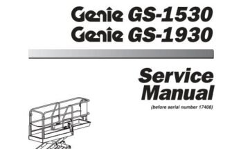 Genie Gs 1930 Troubleshooting