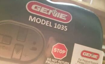 Genie Model 1035 Troubleshooting