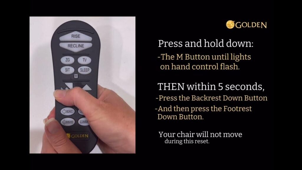 Golden Technologies Lift Chair Remote Troubleshooting