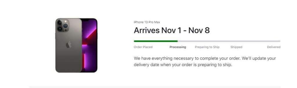 How Long Does Apple Take To Process And Deliver An Order