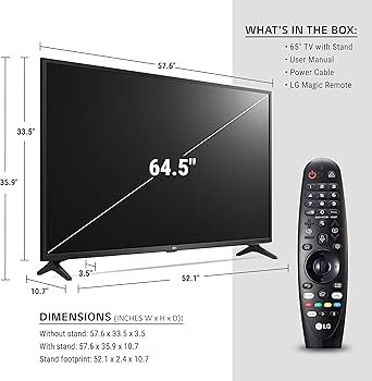 How Much Does A 65 Inch Tv Weigh