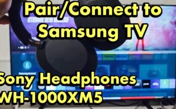 How To Connect Sony Headphones To Samsung Tv