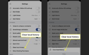 How To Delete Reddit App History