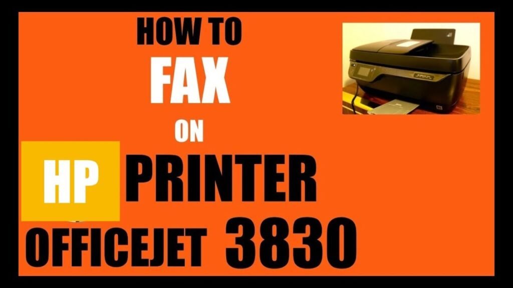 How To Fax On Hp Officejet 3830