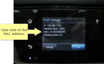 How To Find Mac Address On Hp Printer