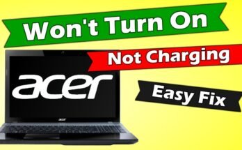 How To Fix Acer Laptop Not Turning On