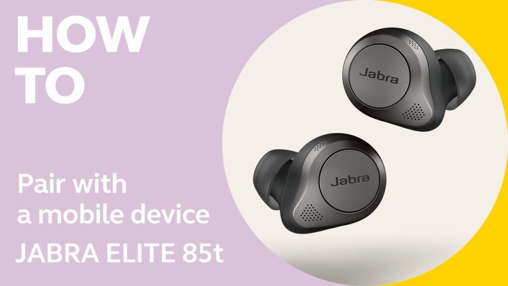 How To Pair Jabra 85T Wireless Bluetooth Headphones