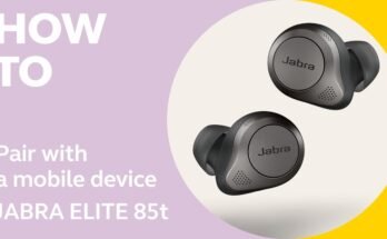 How To Pair Jabra 85T Wireless Bluetooth Headphones
