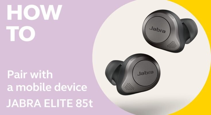 How To Pair Jabra 85T Wireless Bluetooth Headphones