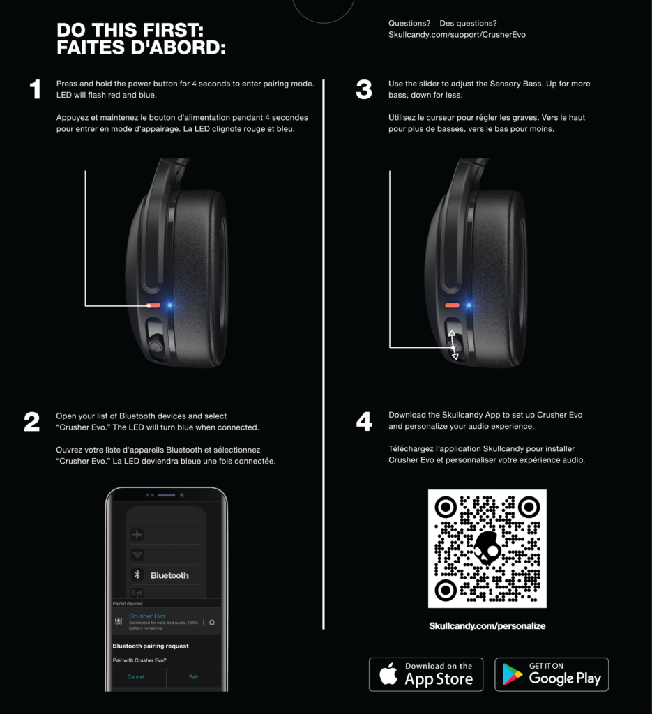 How To Pair Skullcandy Crusher Wireless Headphones