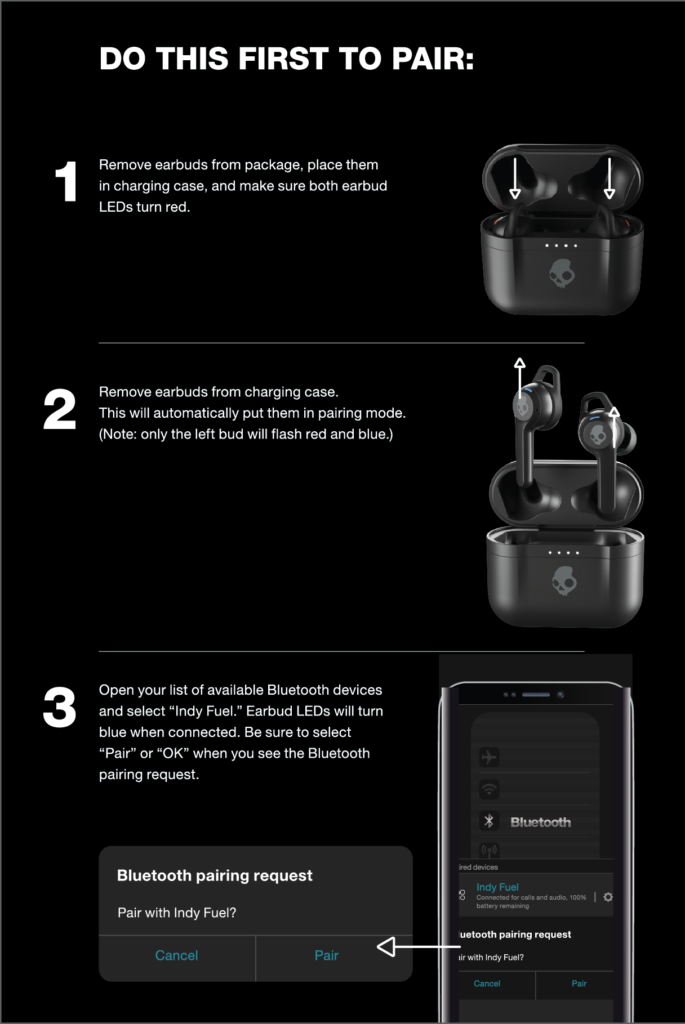 How To Pair Skullcandy Indy Fuel