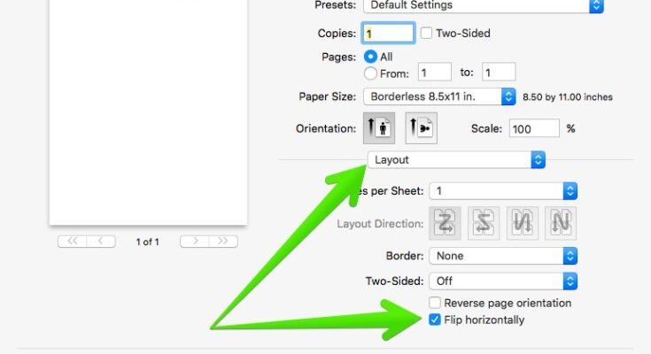 How To Print Mirror Image On Hp Printer