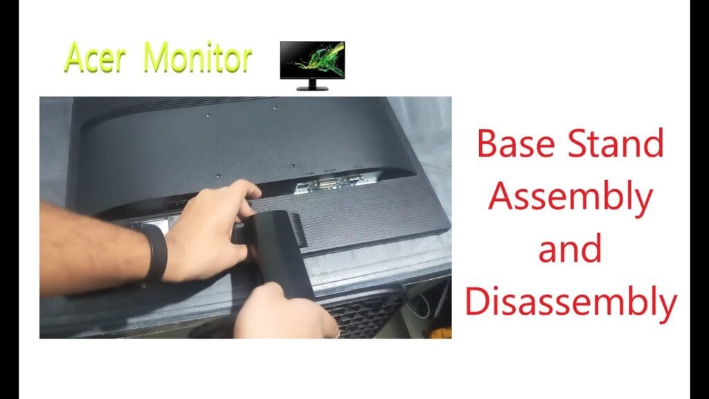 How To Remove Acer Monitor Stand