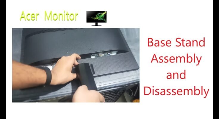 How To Remove Acer Monitor Stand