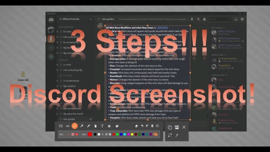 How To Take A Discord Screenshot