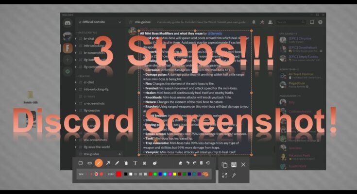 How To Take A Discord Screenshot