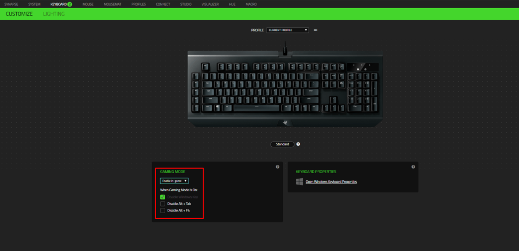 How To Turn Off Gaming Mode On Razer Keyboard