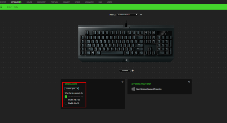How To Turn Off Gaming Mode On Razer Keyboard