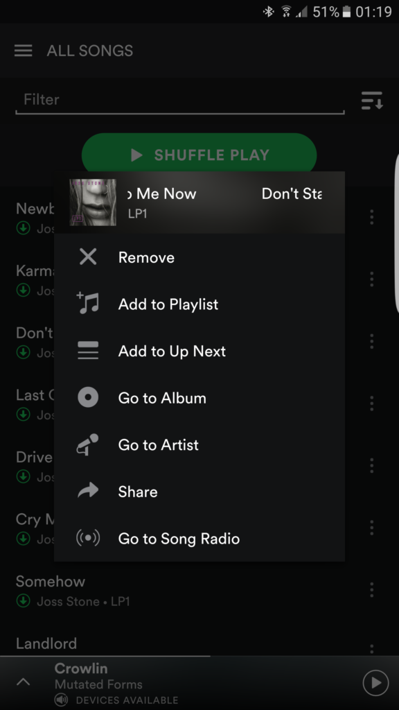 How To Undownload Songs On Spotify