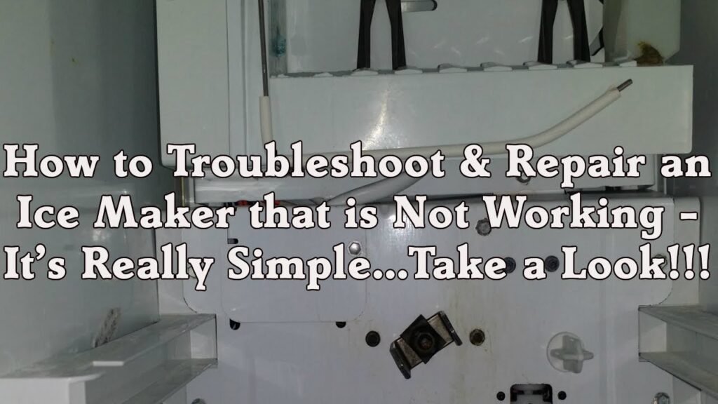 Kenmore Refrigerator Ice Maker Troubleshooting