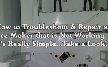 Kenmore Refrigerator Ice Maker Troubleshooting