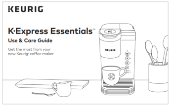 Keurig K Express Essentials Troubleshooting