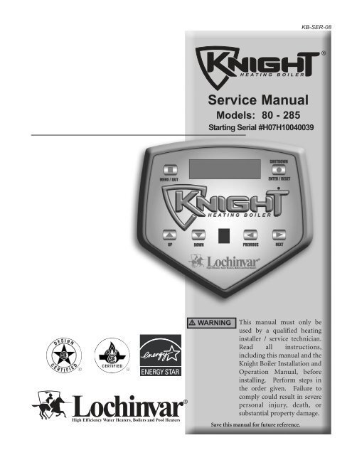 Lochinvar Knight Boiler Troubleshooting