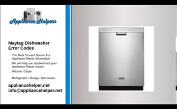 Maytag Dishwasher Troubleshooting Codes